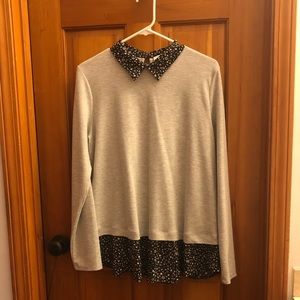 Loft Mixed Media Longsleeve top